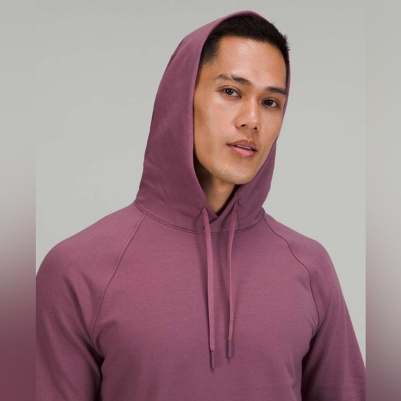 Mens Lululemon City Sweat Pullover Hoodie Vintage Plum Size Small - Picture 3 of 12